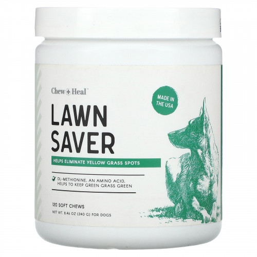 Chew + Heal, Lawn Saver, для собак, 120 жевательных таблеток, 240 г (8,46 унции)