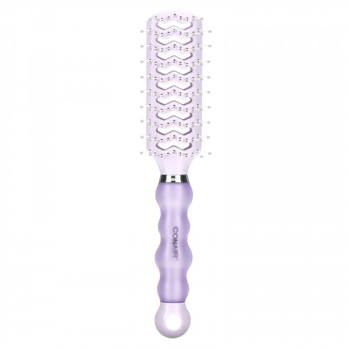 Conair, Продуваемая расческа для укладки Gel Grips с удобной гелевой ручкой, 1 шт.