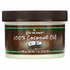 Cococare, 100% кокосовое масло, 198 г (7 унций)