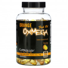 Controlled Labs, Orange OxiMega, рыбий жир, с цитрусовым вкусом, 120 капсул