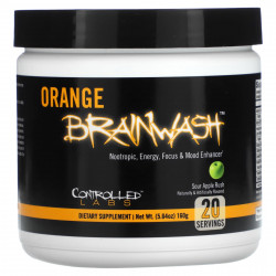 Controlled Labs, Orange Brainwash, кислое яблоко, 160 г (5,64 унции)