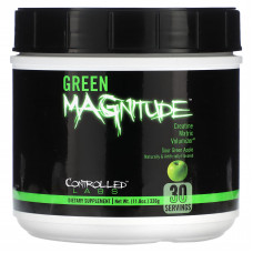 Controlled Labs, Green Magnitude, Creatine Matrix, средство для увеличения объема, кислое зеленое яблоко, 336 г (11,8 унции)