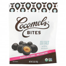 Cocomels, карамельные конфеты из кокосового молока, с морской солью, 99 г (3,5 унции)