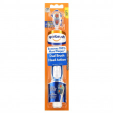 Spinbrush, Насадка Dual Brush Action, зубная щетка с приводом, мягкая, 1 зубная щетка