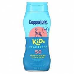 Coppertone, Kids, без слез, солнцезащитный лосьон, SPF 50, 237 мл (8 жидк. Унций)