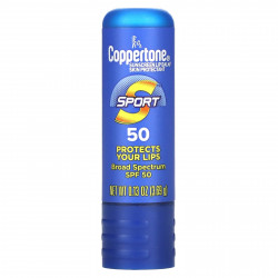 Coppertone, Sport, солнцезащитный бальзам для губ, SPF 50, 3,69 г (0,13 унции)