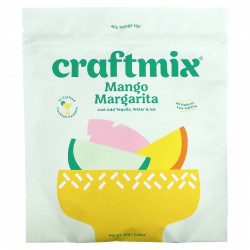 Craftmix, Пакетики для коктейлей, манго и маргарита, 12 пакетиков, 84 г (2,96 унции)