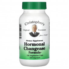 Christopher's Original Formulas, Формула гормональной смены, 425 мг, 100 вегетарианских капсул