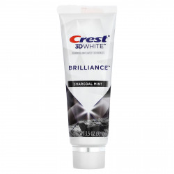 Crest, 3D White, Brilliance, фторидная зубная паста, древесный уголь и мята, 99 г (3,5 унции)