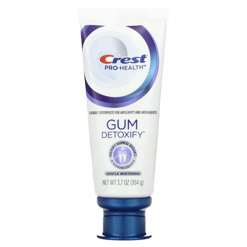 Crest, Pro Health, Gum Detoxify, зубная паста с фтором, мягкое отбеливание, 104 г (3,7 унции)