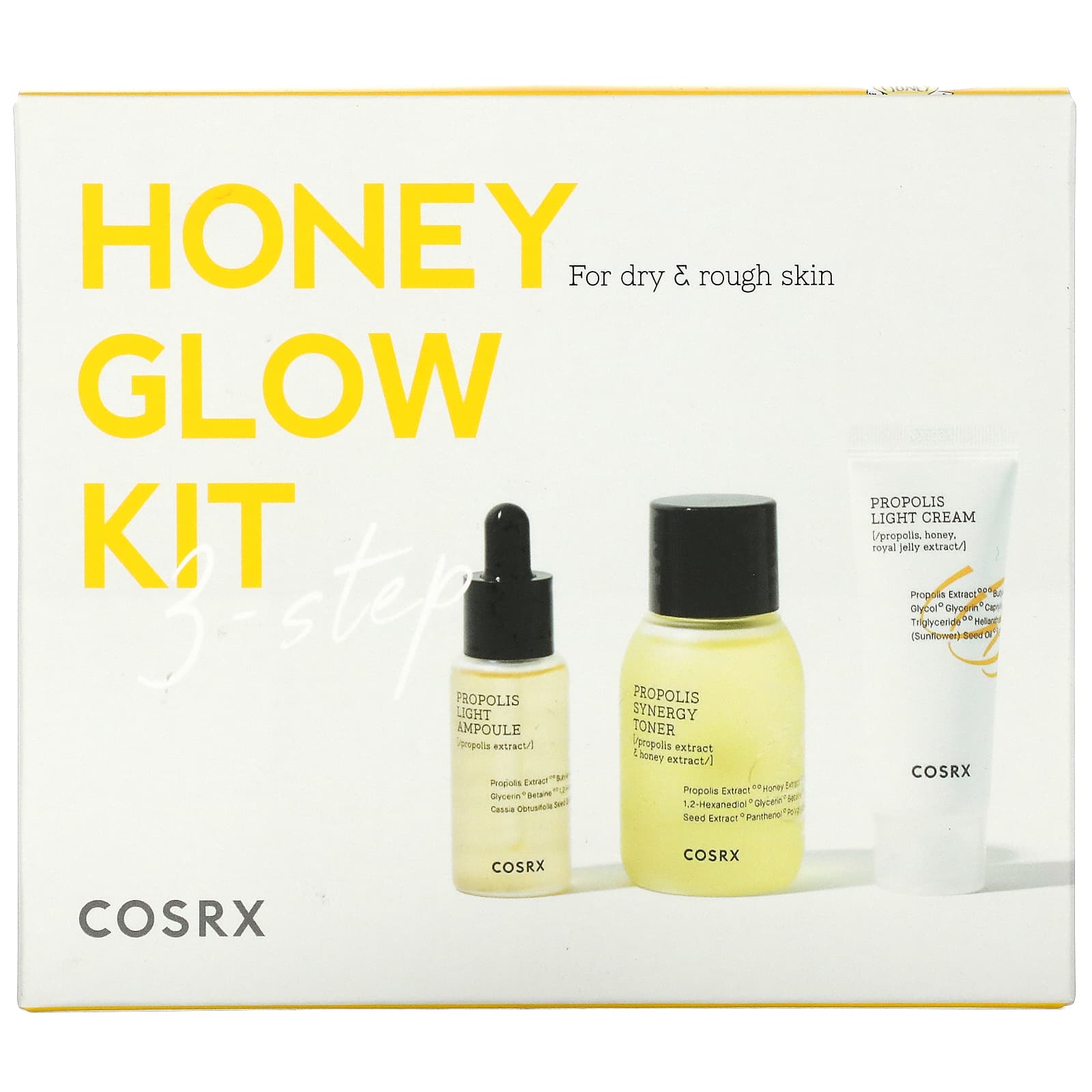 CosRx, Honey Glow Kit, набор из 3 предметов