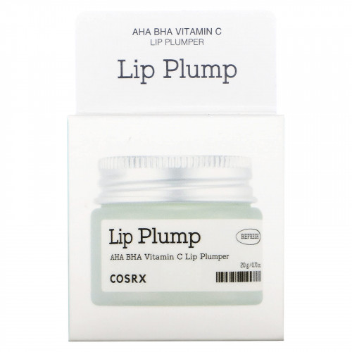CosRx, Lip Plump, AHA BHA, витамин C, для увеличения объема губ, 20 г (0,7 унции)