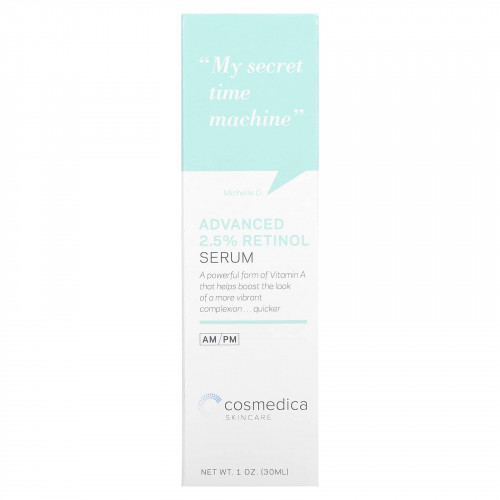 Cosmedica Skincare, Улучшенная сыворотка с 2,5% ретинолом, 30 мл (1 унция)