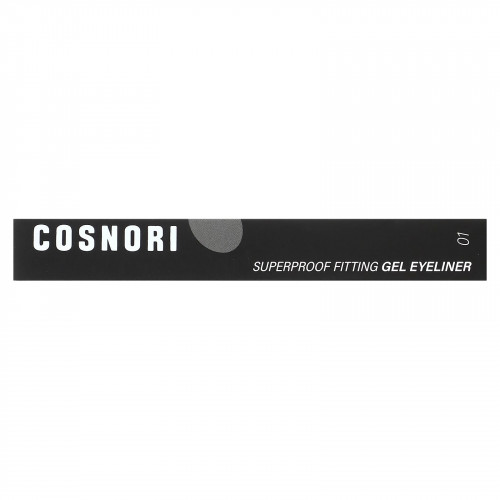 Cosnori, Гелевая подводка Superproof Fitting, насыщенная черная, 0,13 г