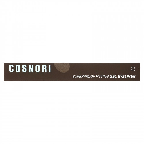 Cosnori, Гелевая подводка Superproof Fitting, орехово-коричневый, 0,13 г