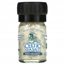 Celtic Sea Salt, Light Grey Celtic, кельтская соль, смесь жизненно важных минералов, мини-мельница для соли, 51 г (1,8 унции)