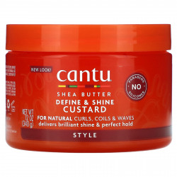 Cantu, Масло ши для натуральных волос, заварной крем для придания блеска и придания блеска, 12 унций (340 г)
