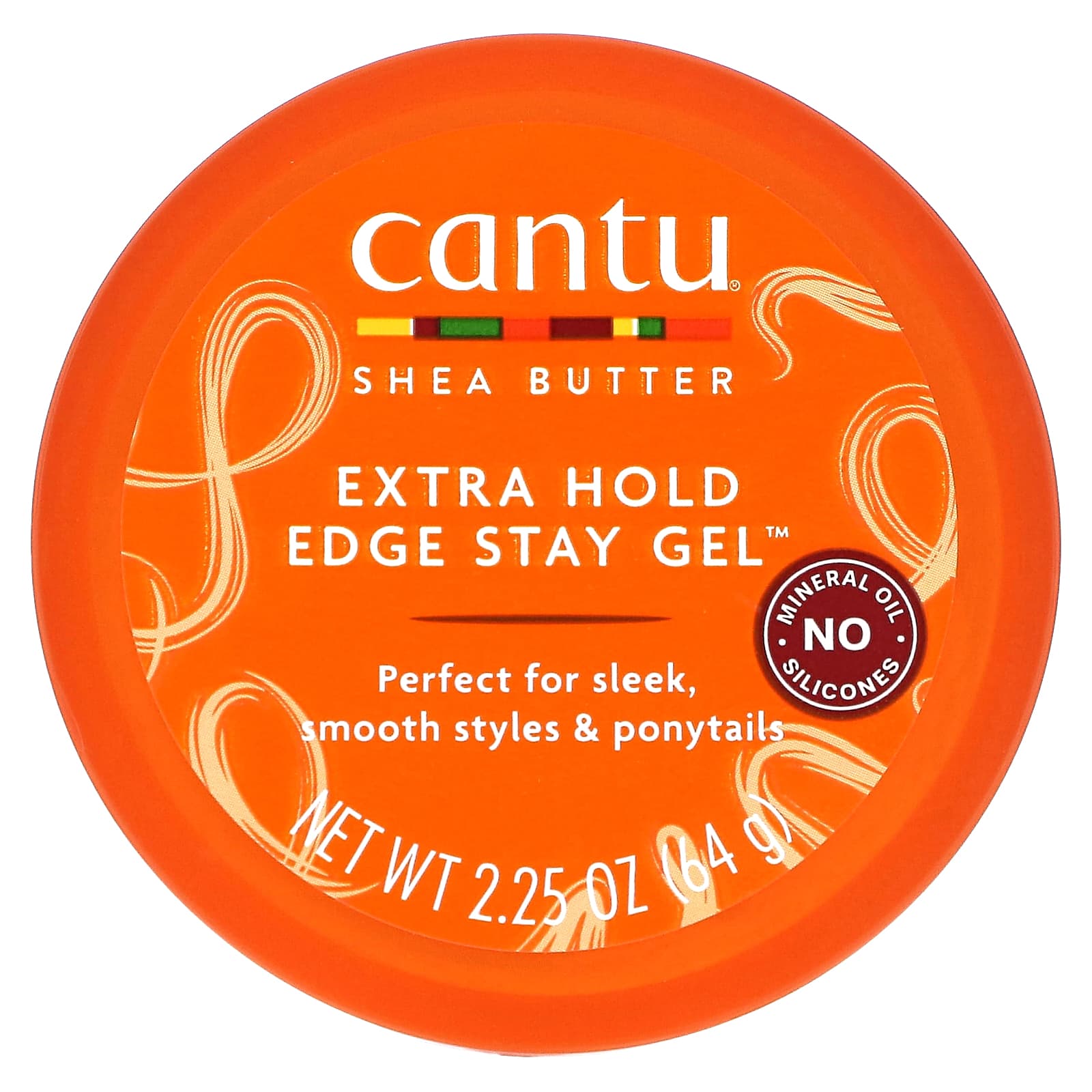 Cantu, Масло ши для натуральных волос, гель Extra Hold Edge Stay, 2,25 унции (64 г)