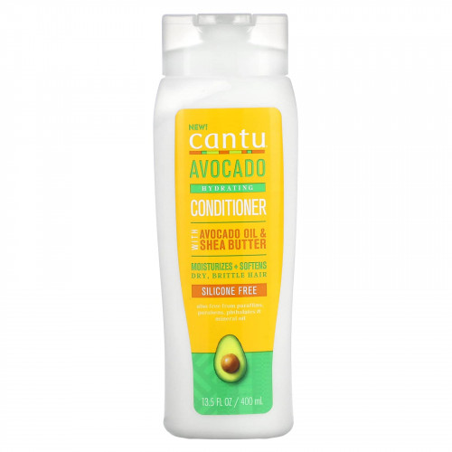 Cantu, Увлажняющий кондиционер с авокадо, для сухих и ломких волос, 400 мл (13,5 жидк.)