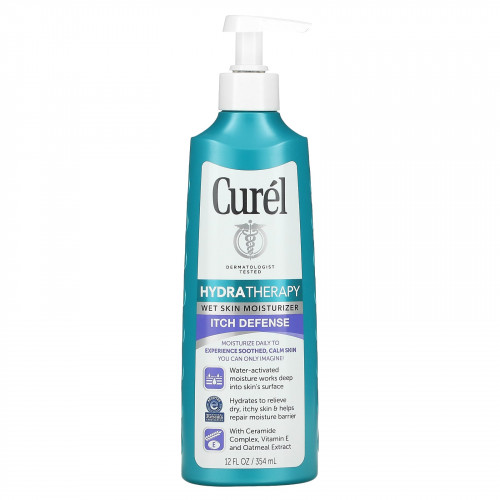 Curel, Увлажняющее средство Hydra Therapy для нанесения на влажную кожу, защита от раздражений, 354 мл