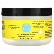 Curls, Восстанавливающая маска для волос Blueberry Bliss, 240 мл (8 жидк. Унций) (Товар снят с продажи) 