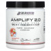Cutler Nutrition, Amplify 2.0, накачка перед тренировкой, без кофеина, со вкусом клубники, 216 г (7,62 унции)