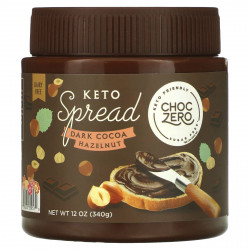 ChocZero, Keto Spread, темный какао и лесной орех, 340 г (12 унций)
