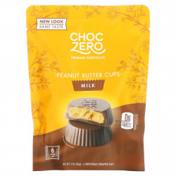 ChocZero, конфеты с молочным шоколадом и арахисовой пастой, 85 г (3 унции)