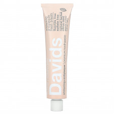 Davids Natural Toothpaste, Зубная паста премиум-класса, отбеливающая + защита от зубного налета, натуральная травяная цитрусовая мята, 149 г (5,25 унции)