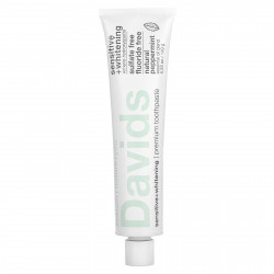 Davids Natural Toothpaste, Premium Toothpaste, Sensitive + Whitening, натуральная перечная мята, 149 г (5,25 унции)