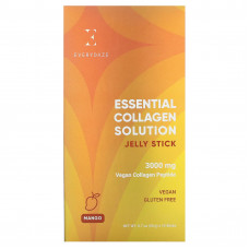 Everydaze, Essential Collagen Solution, желе в стиках, манго, 3000 мг, 10 стиков по 20 г (0,7 унции)