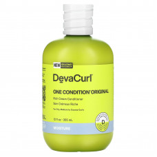 DevaCurl, One Condition Original, крем-кондиционер с насыщенным вкусом, для сухих, средних и жестких локонов, 355 мл (12 жидк. Унций)