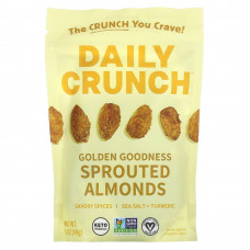 Daily Crunch, Проросший миндаль, Golden Goodness, 141 г (5 унций)