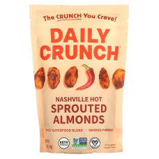 Daily Crunch, Пророщенный миндаль, острый по Нэшвиллу, 141 г (5 унций)