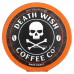 Death Wish Coffee, Самый крепкий в мире кофе, темная обжарка, 10 порционных кофейных капсул, 12,5 г (0,44 унции) каждая