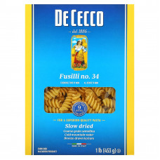 De Cecco, Фузилли No 34, 1 фунт (453 г)