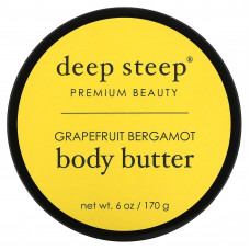 Deep Steep, Масло для тела, грейпфрут и бергамот, 170 г (6 унций)