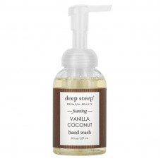 Deep Steep, Пенящееся мыло для рук, ваниль и кокос, 237 мл (8 жидк. Унций)