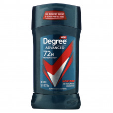 Degree, Advanced 72 Hour MotionSense, дезодорант-антиперспирант, без остановок, 76 г (2,7 унции)