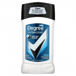 Degree, UltraClear, Black & White, дезодорант-антиперспирант, свежий, 76 г (2,7 унции)