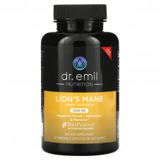 Dr. Emil Nutrition, Lion's Mane Smart Shrooms, 2100 мг, 90 растительных капсул