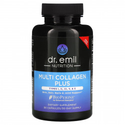 Dr. Emil Nutrition, Multi Collagen Plus, типы I, II, III, V и X, 90 капсул