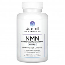 Dr. Emil Nutrition, NMN, никотинамидмононуклеотид, 400 мг, 30 капсул