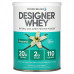 Designer Wellness, Designer Whey, натуральный 100%-ный сывороточный белок, французская ваниль, 340 г