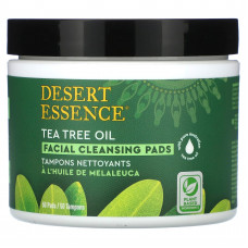 Desert Essence, ватные диски для ежедневной очистки кожи лица, 50 штук