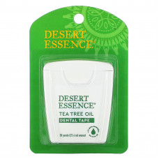 Desert Essence, Зубная лента с маслом чайного дерева, покрытая воском, 30 ярдов (27,4 м)