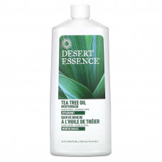 Desert Essence, Жидкость для полоскания рта с маслом чайного дерева, мята колосистая, 473 мл (16 жидк. Унций)