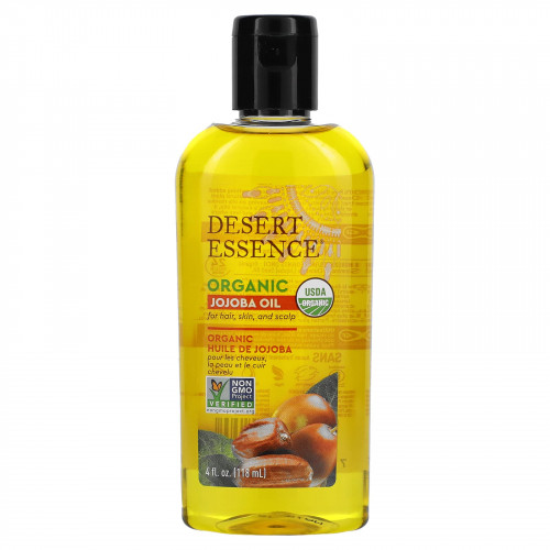 Desert Essence, Органическое масло жожоба, 118 мл (4 жидк. Унции)