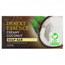 Desert Essence, Мыло, кремовый кокос, 5 унций (142 г)
