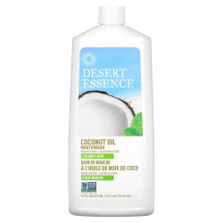 Desert Essence, ополаскиватель для рта с кокосовым маслом, кокосовая мята, 473 мл (16 жидк. унций)